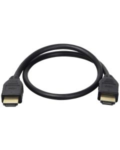 Monoprice HDMI Cable - 1.5 Feet - Black (3 Pack) High Speed, 4K@60Hz, HDR, 18Gbps, YCbCr 4:4:4, 32AWG, CL2, Compatible with UHD TV and More - Commercial Series